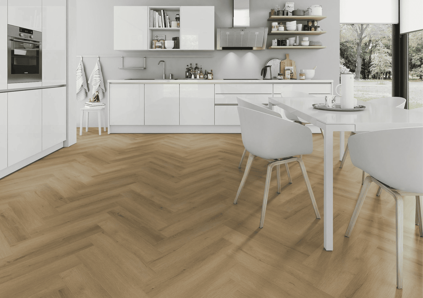 Lignum Core Barley Oak Herringbone