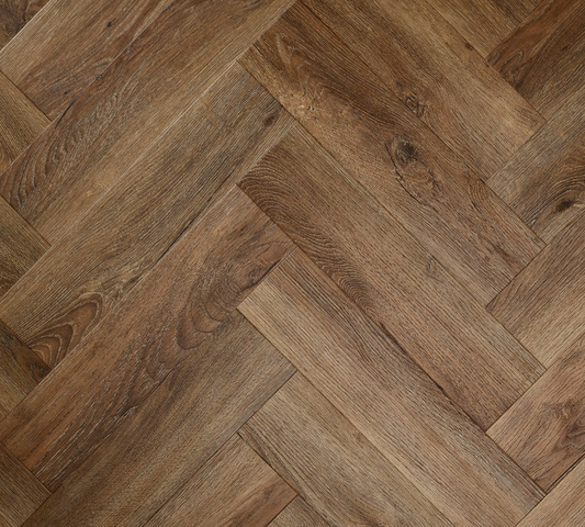 Espresso Oak LVT Herringbone