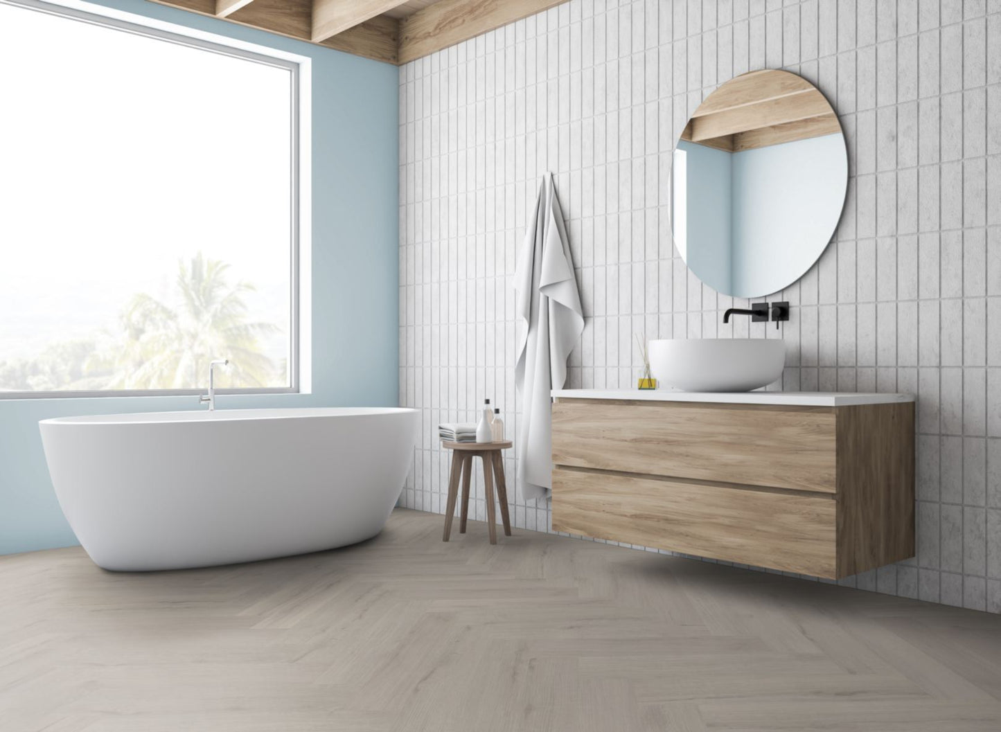 Lignum Core Greywood Herringbone