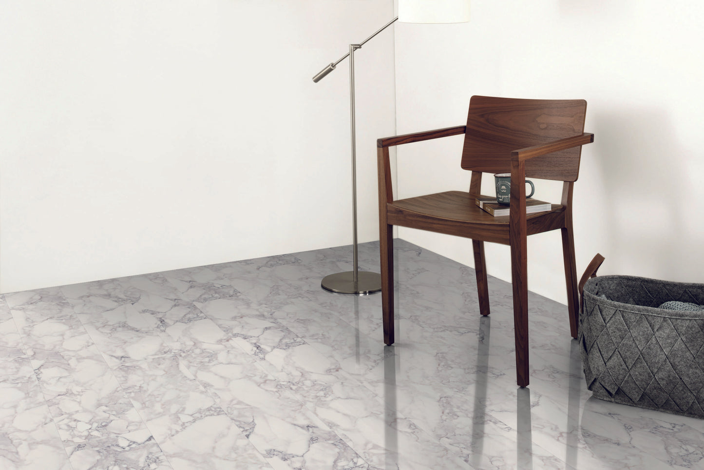 Kaindl Gloss 8mm White Marble