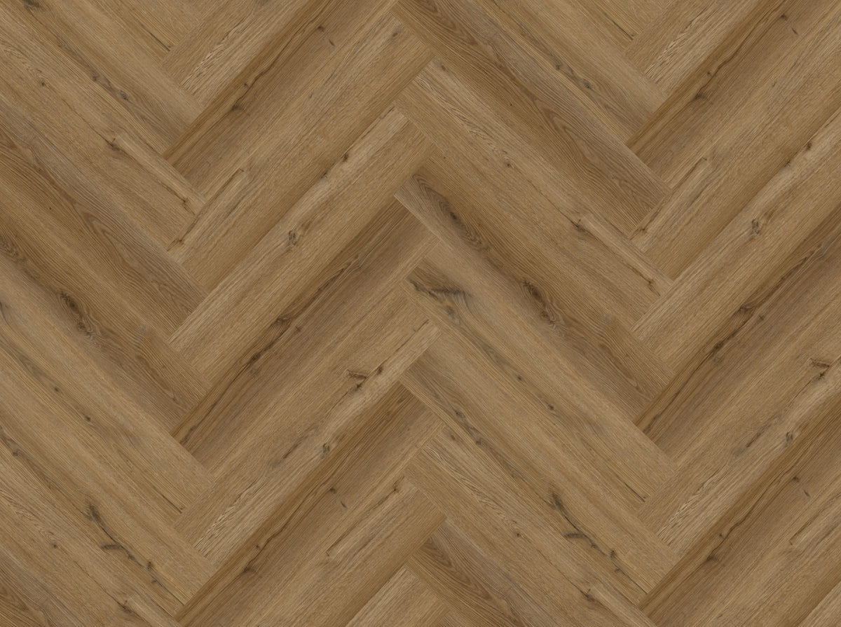 Alva LVT Gule Down Herringbone