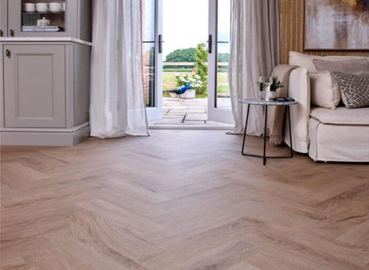 j2 Rustic Textures Herringbone LVT Glue Down
