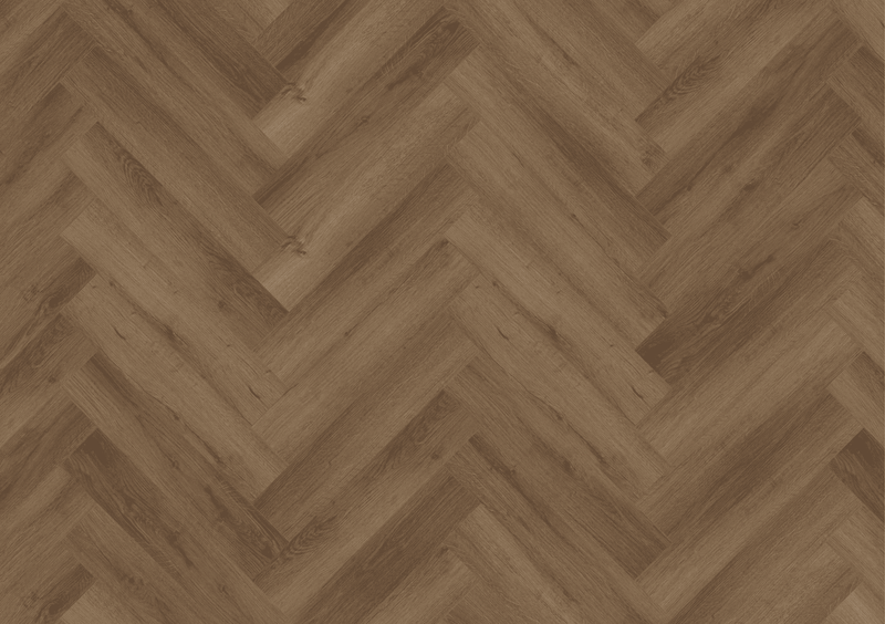 Lignum Core Truffle Oak Herringbone