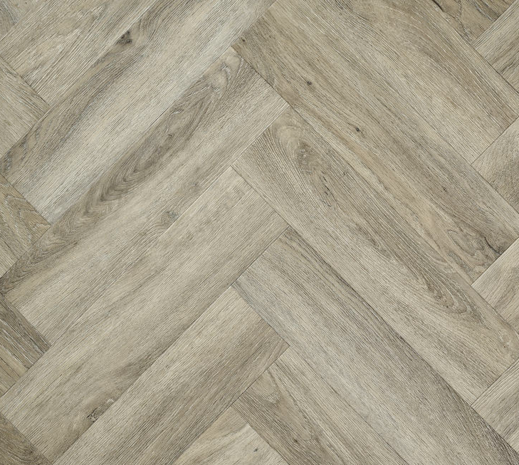 Dove Oak LVT Herringbone