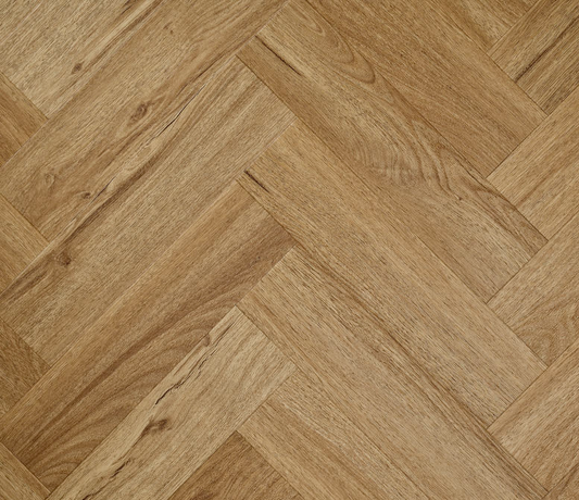 Golden Oak LVT Herringbone