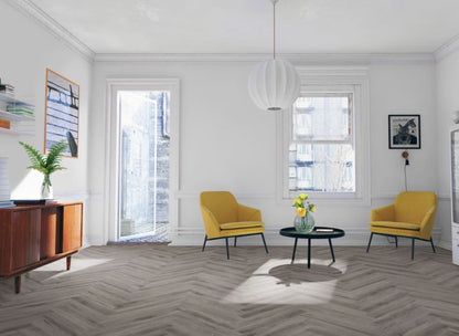 Lignum Core Rustic Grey Oak Herringbone